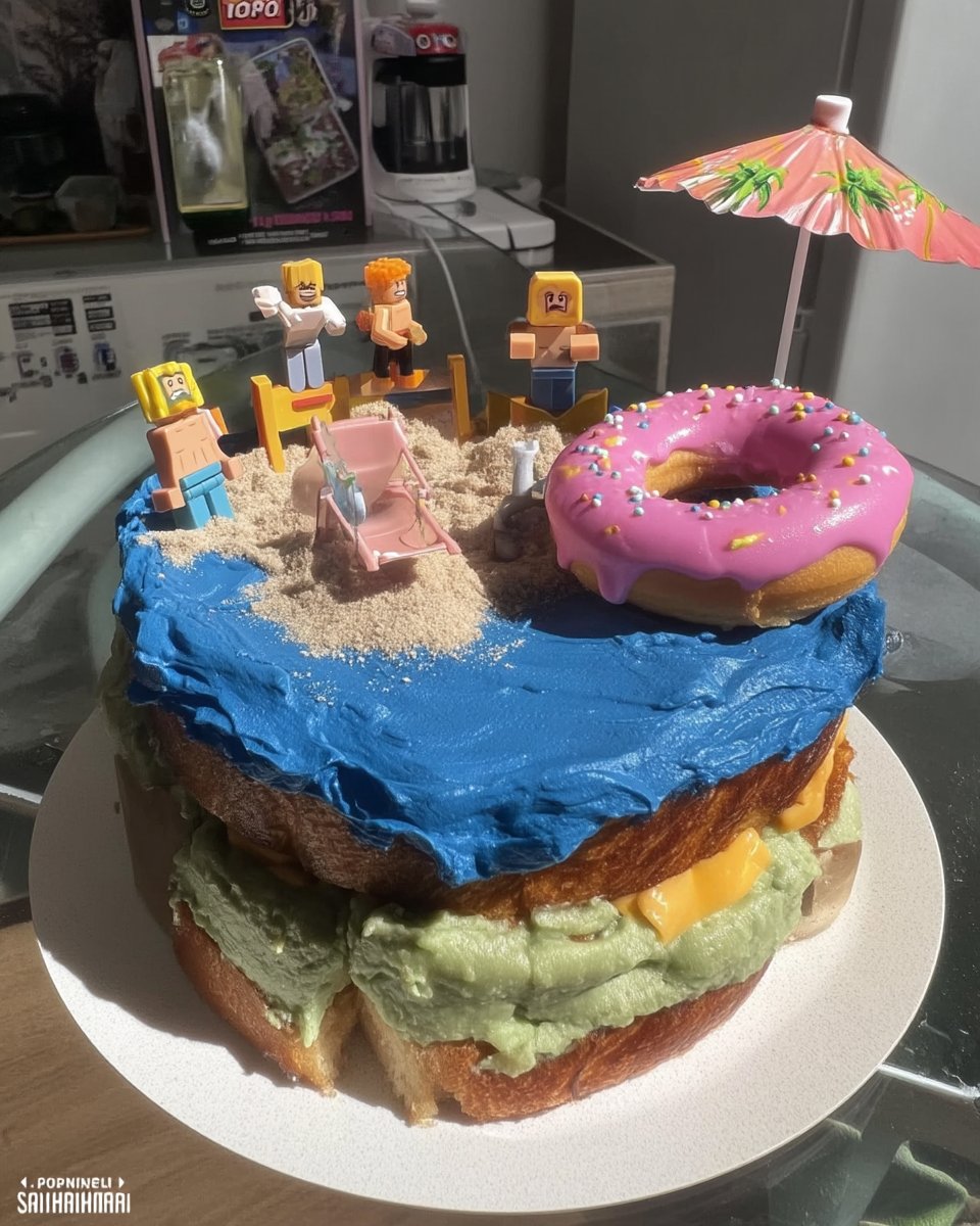 Roblox Cake 13 Cooking kit and pot in a garden setting