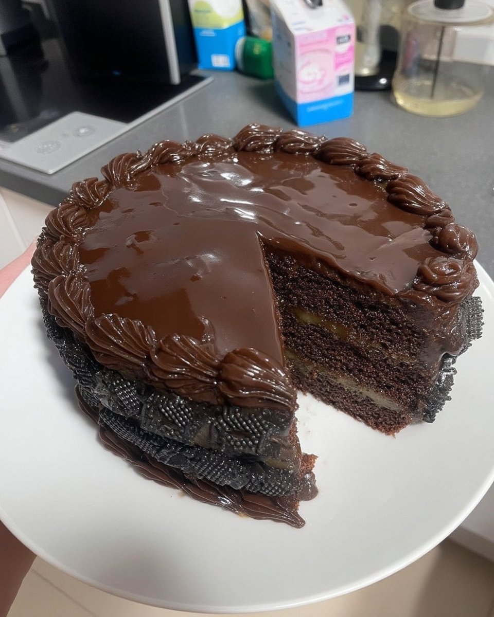 Batman Cake 12 Ingredients for batman cake including flour sugar eggs and black food coloring