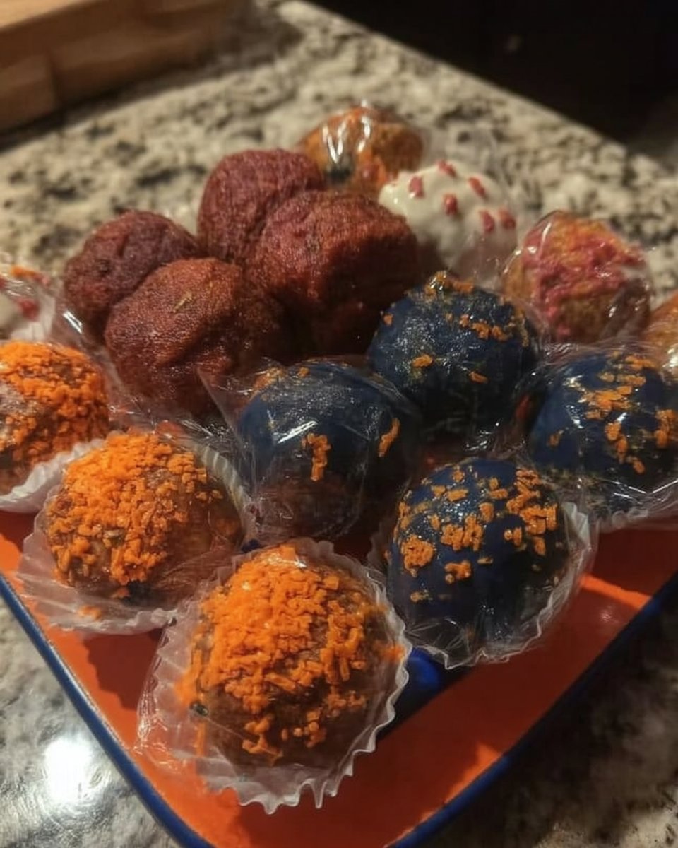 Flour sugar cocoa and oil arranged on a wooden counter