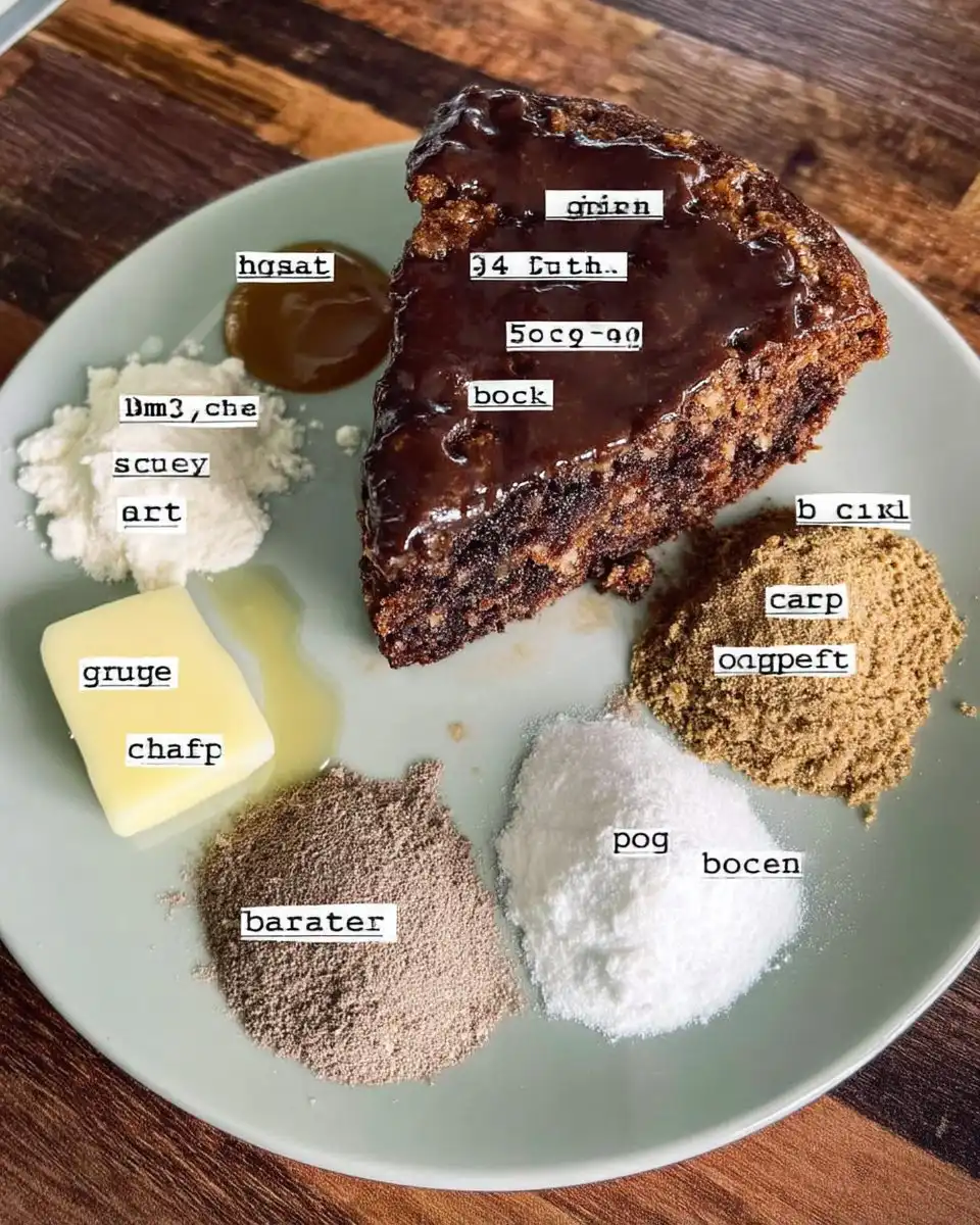 Ingredients for chocolate raspberry cake including cocoa powder fresh raspberries and buttermilk