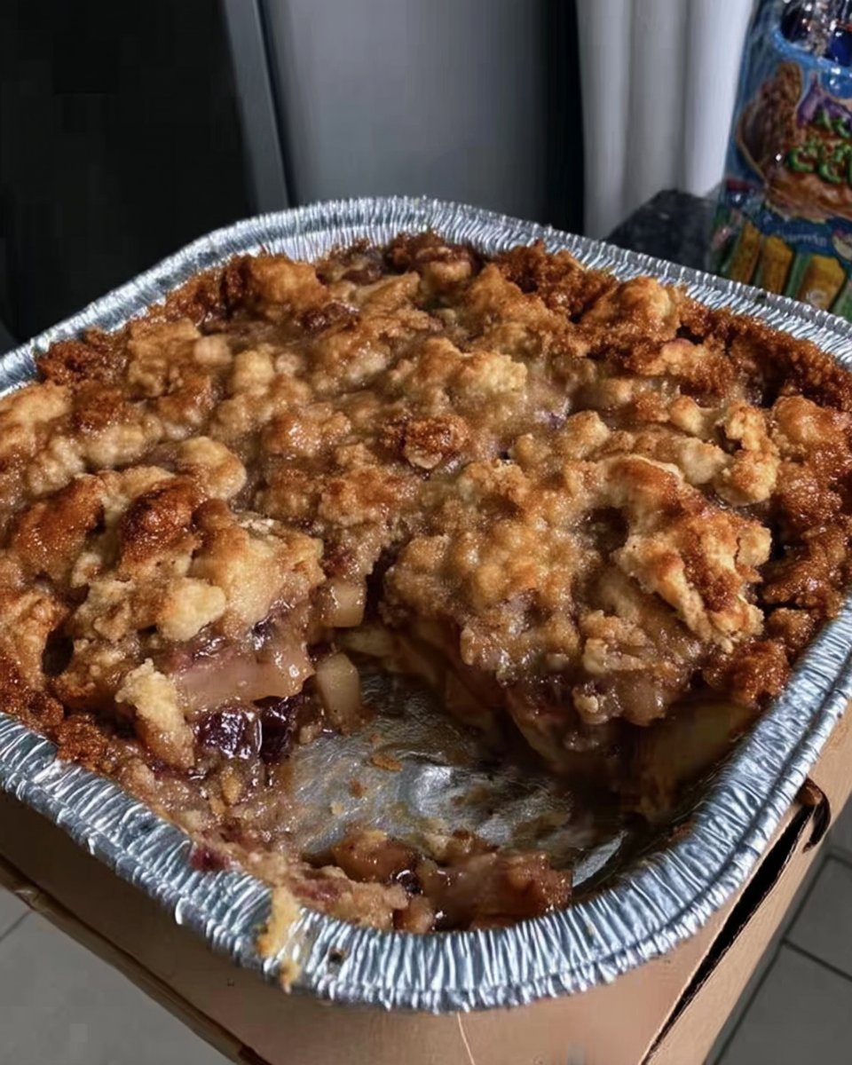 Canned fruit cake mix and butter on a wooden counter