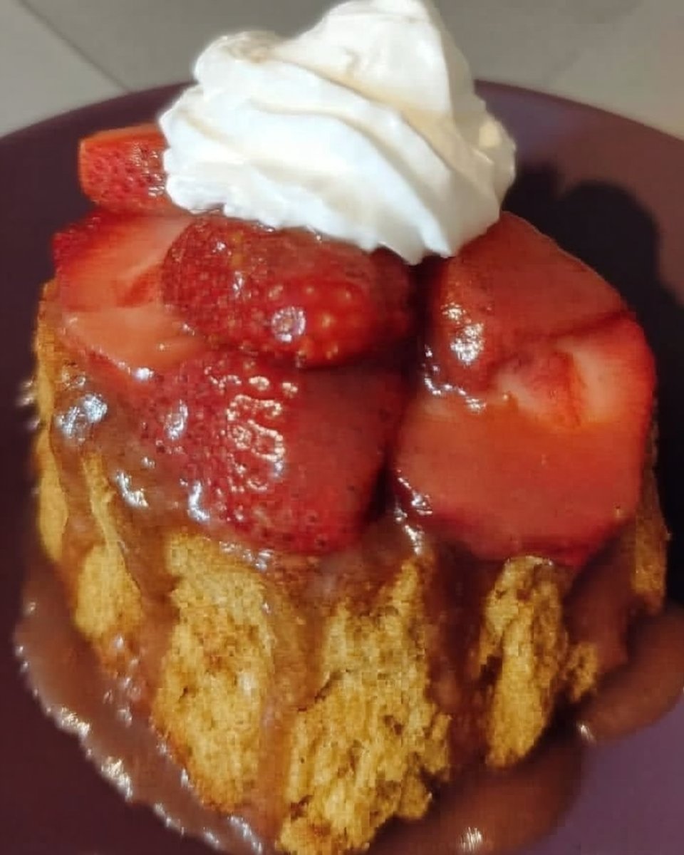 Strawberry Shortcake 10 Slice of strawberry shortcake with whipped cream and fresh berries