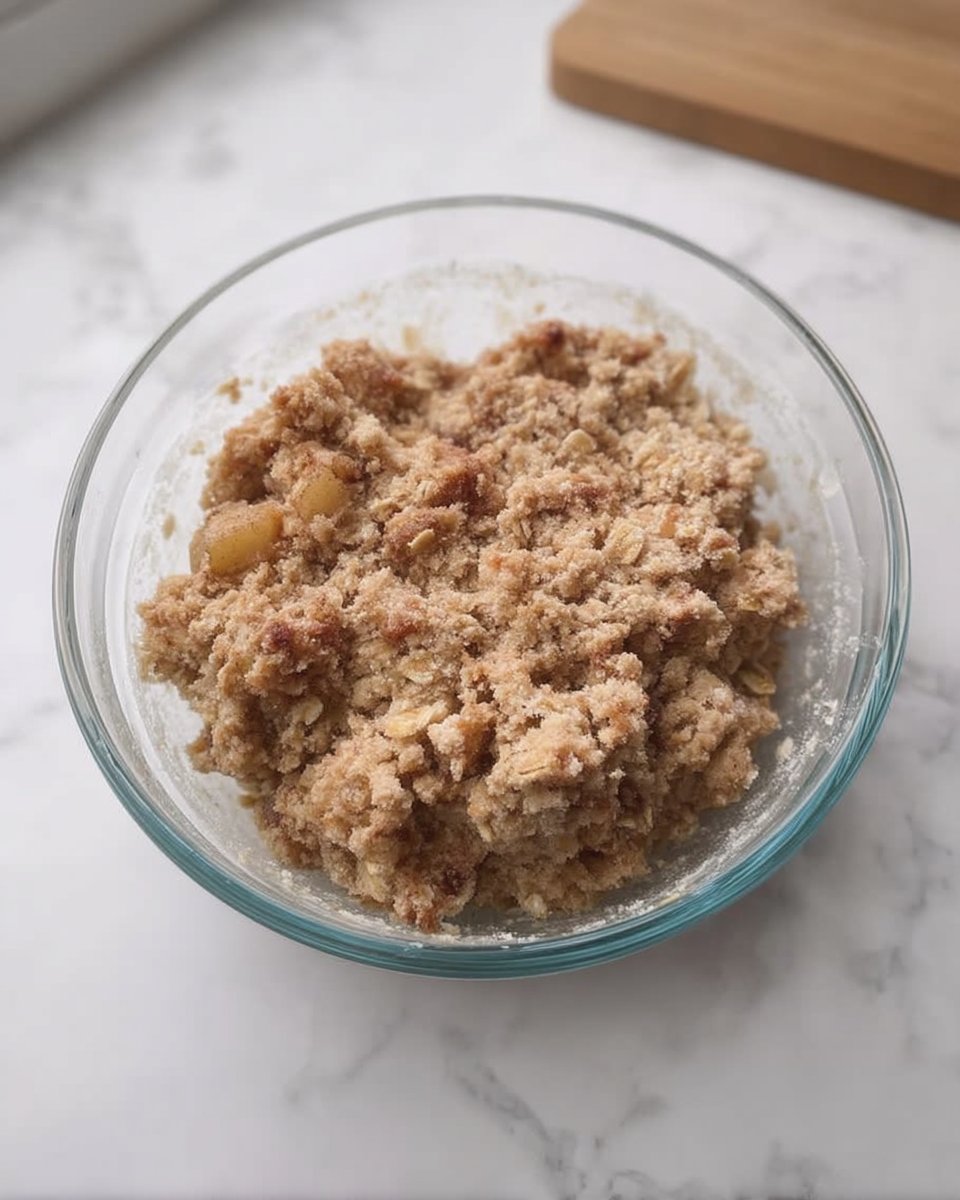 Granny Smith apples flour butter and sugar on a table