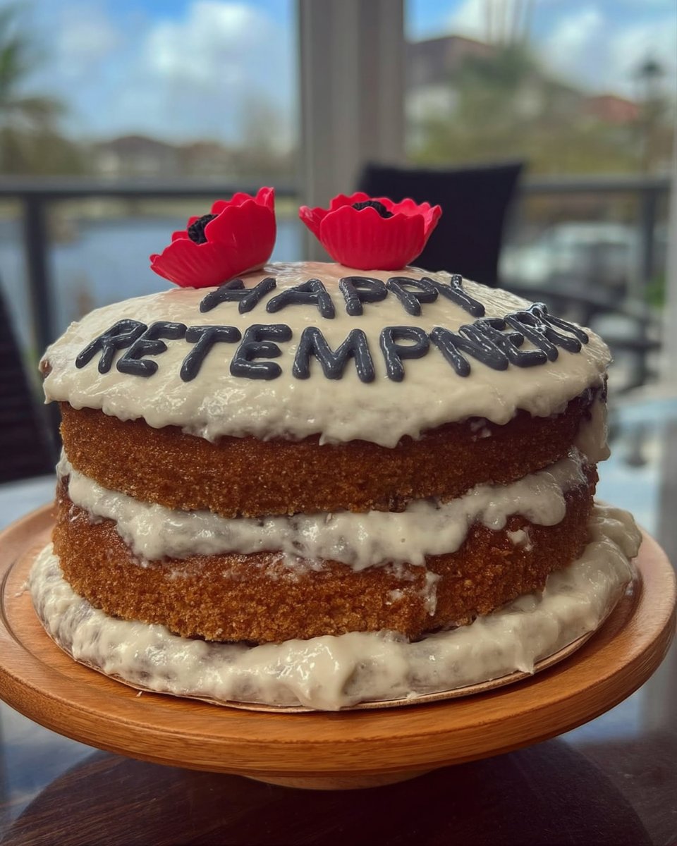 Smoothing white fondant icing over a cake with a plastic smoother tool