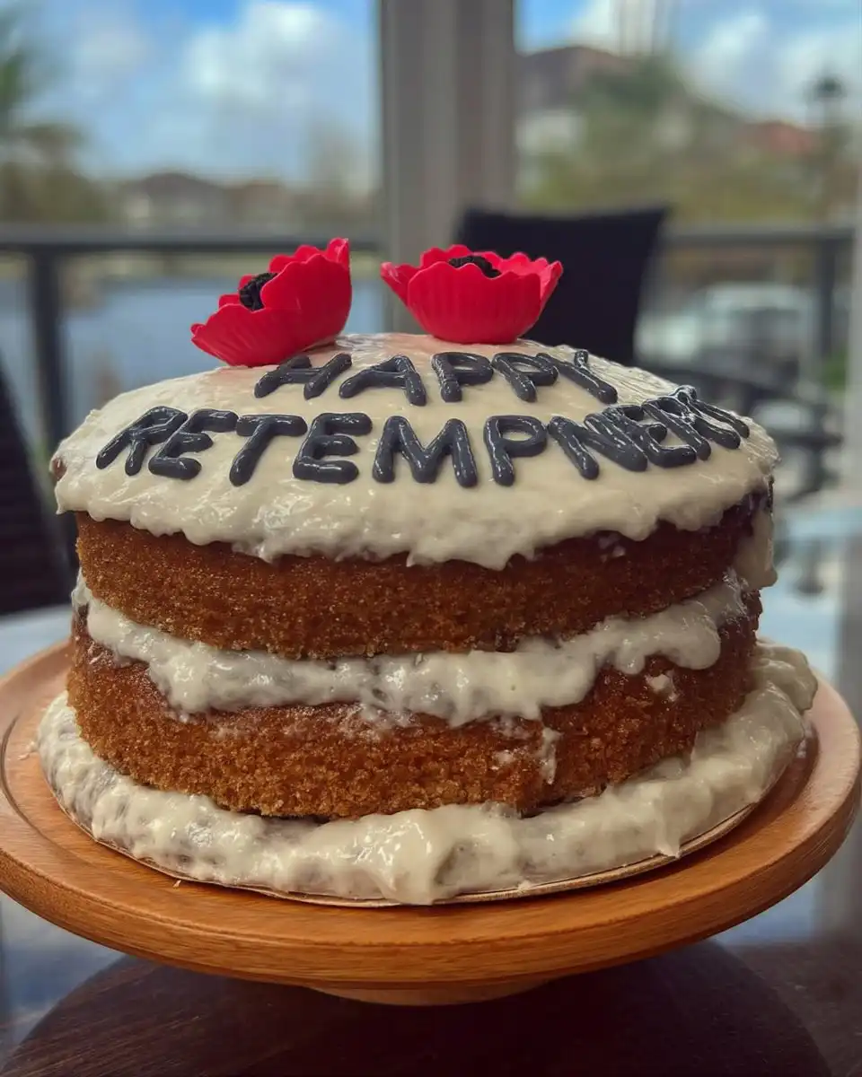 Smoothing white fondant icing over a cake with a plastic smoother tool
