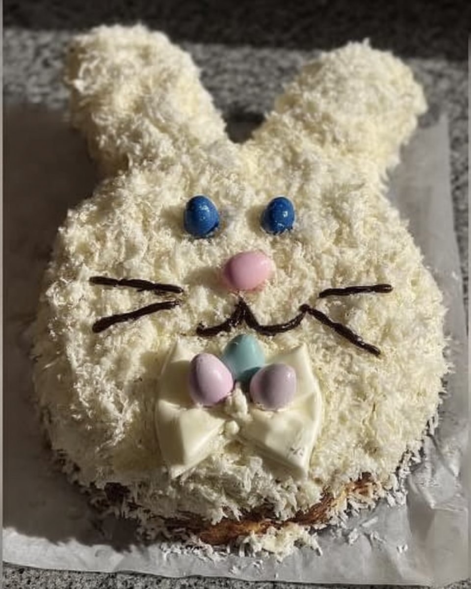 Ingredients for easter cake including butter sugar and eggs