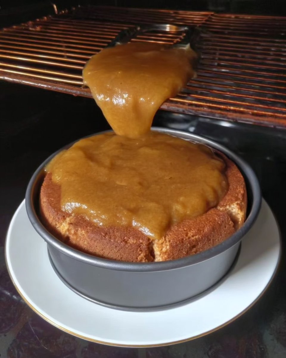 Mixing banana cake batter in a stand mixer