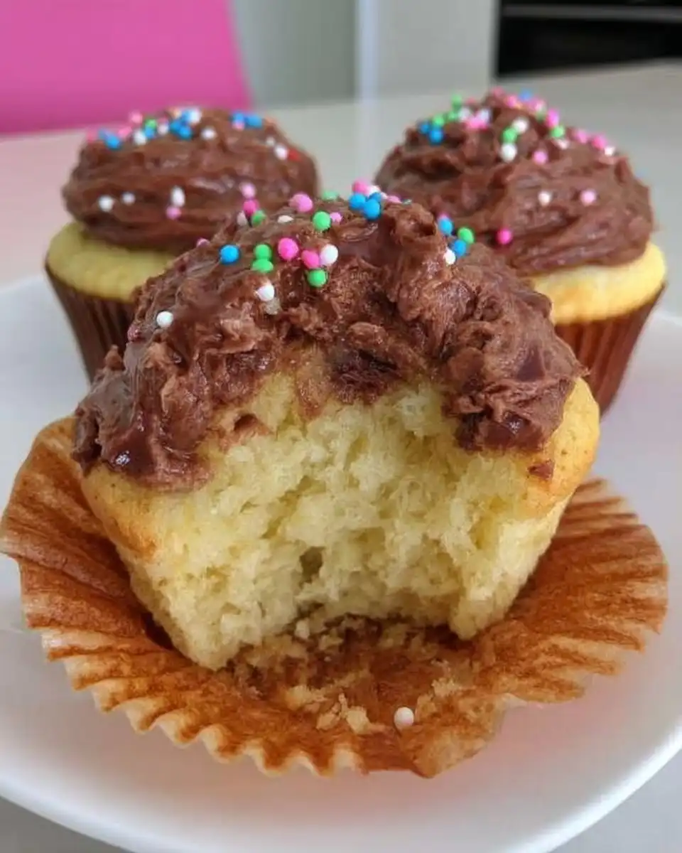 Yellow Cake with Chocolate Frosting 14 Generous slice of yellow cake served with a glass of cold milk