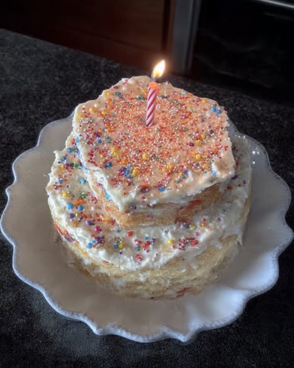 Ingredients for smash cake including cake flour butter eggs and vanilla extract