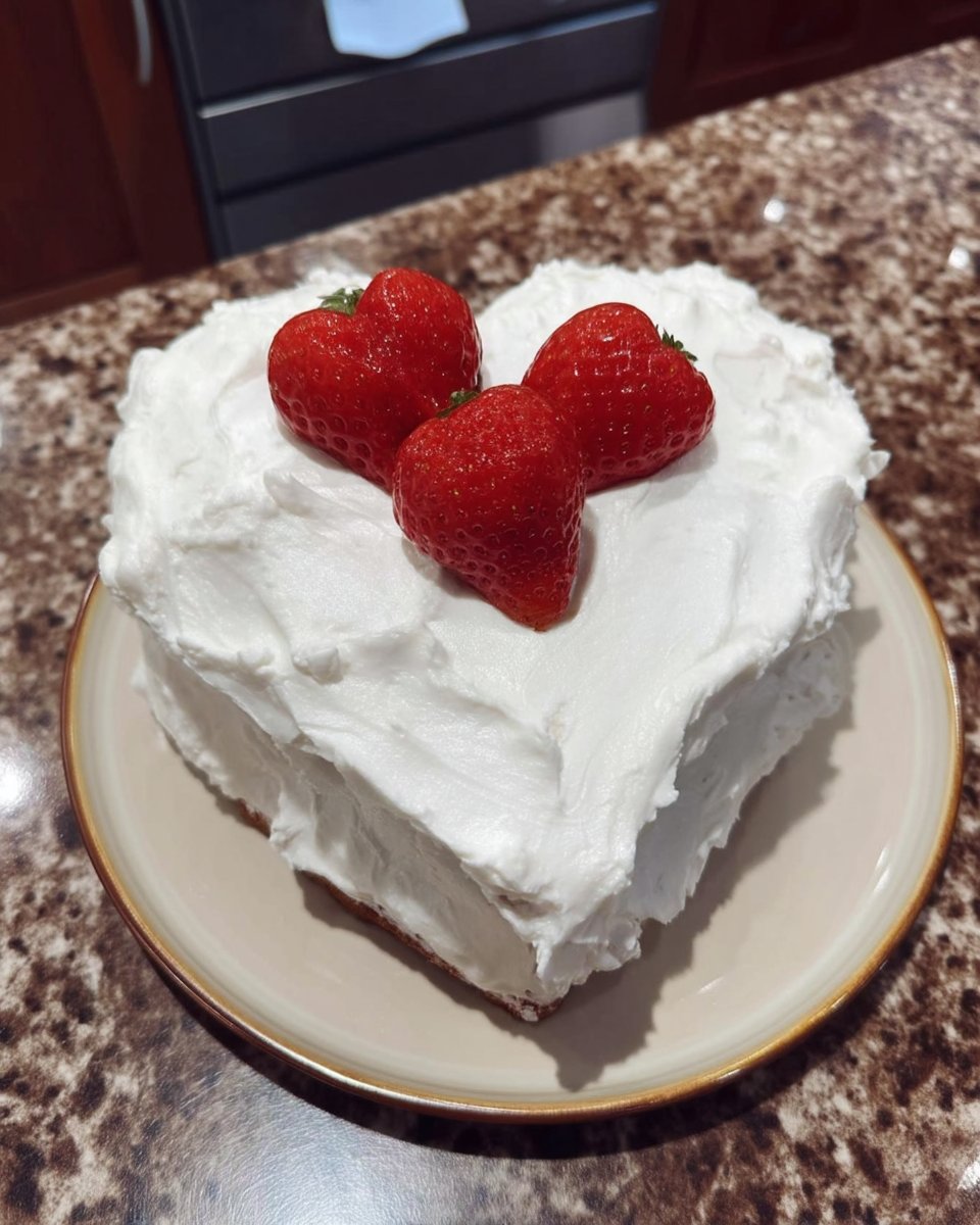 Ingredients for strawberry vanilla cake on a white table