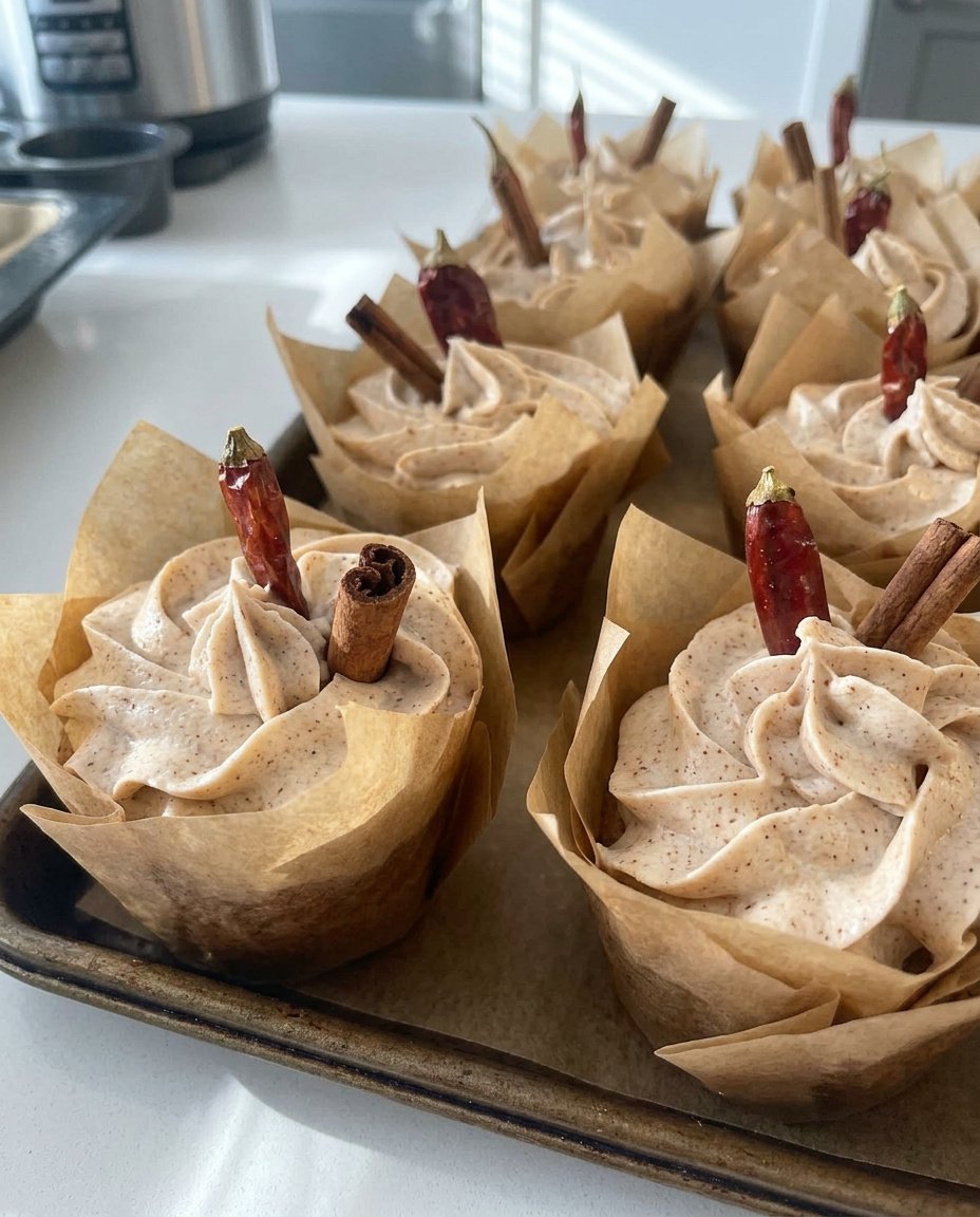 Bowls of flour cocoa sugar and buttermilk on a kitchen table