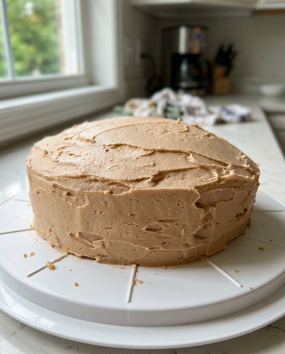 A box of cake mix surrounded by eggs, sour cream, and a bottle of vanilla extract.