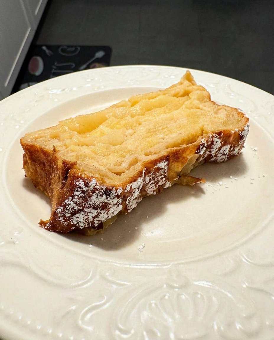 Apple Dump Cake 12 Fresh apples, spice cake mix, butter, and cinnamon on a wooden counter