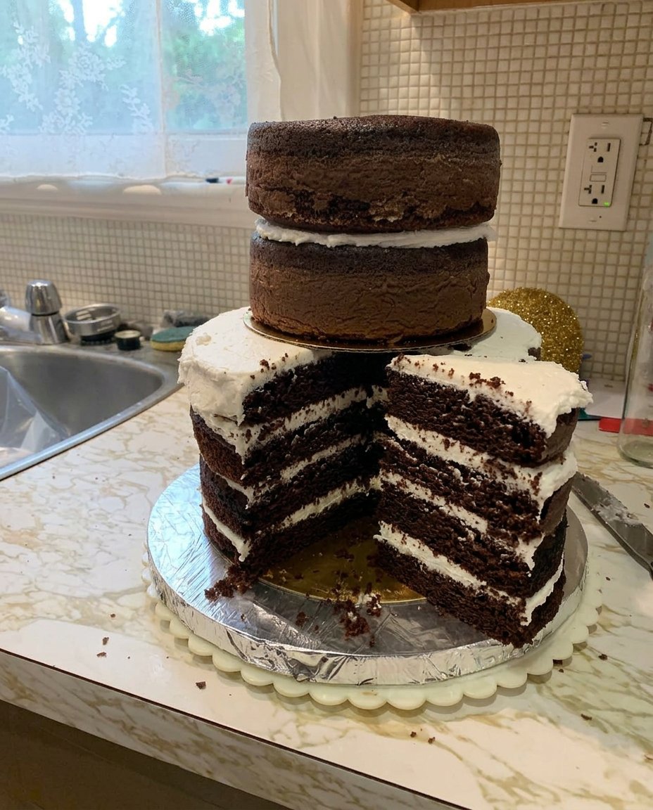 Close up of round buttercream circles piped onto a number shaped cake