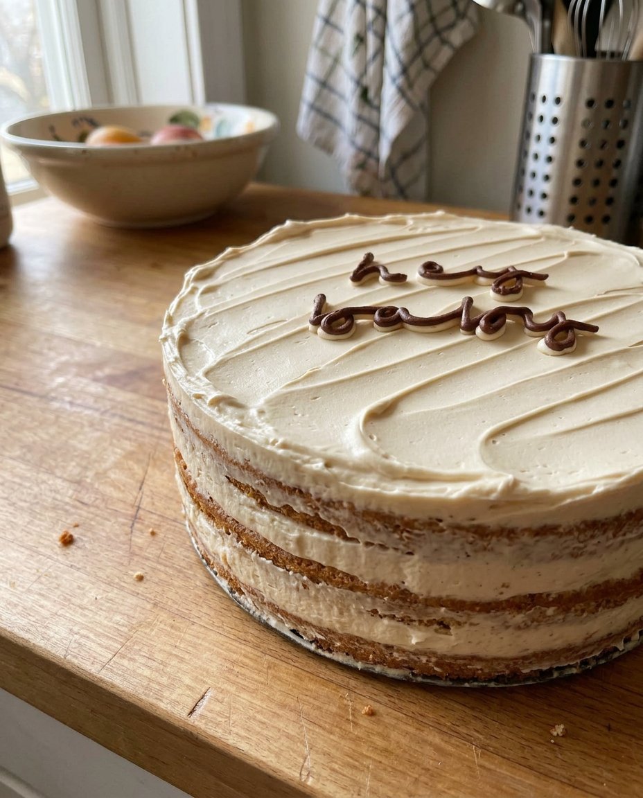 A slice of cake minimal served on a white plate with mint