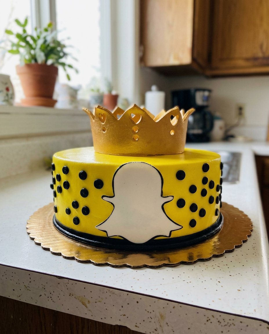 A single slice of layer cake on a white plate with a fork