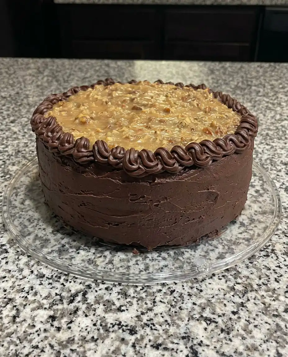 Sliced chocolate candle cake on a plate for serving