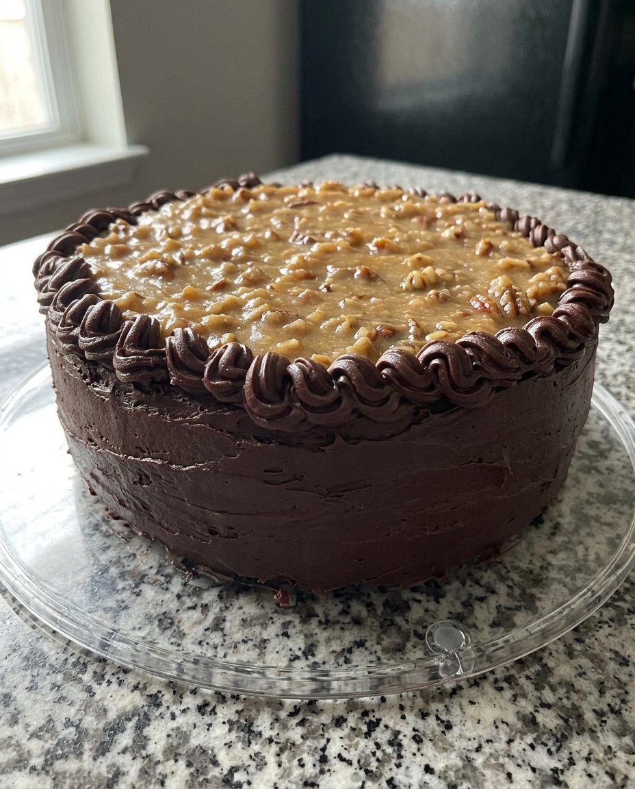 Tall lit candles on a dark chocolate candle cake