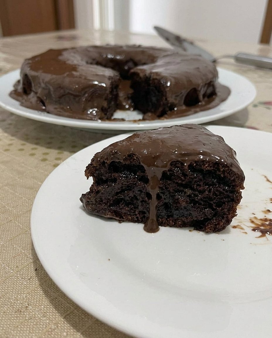 The ingredients for chocolate cake including cocoa powder and oil