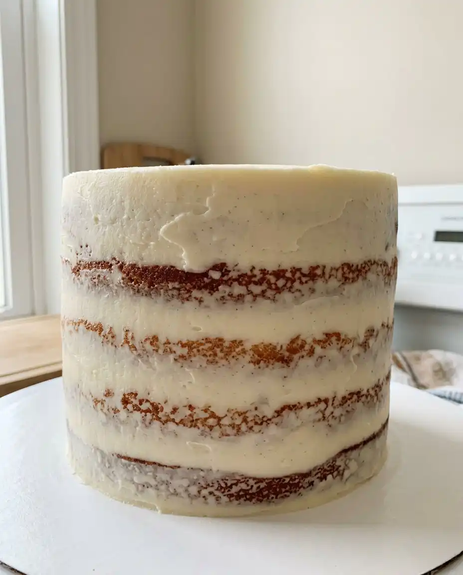 Three simple ingredients eggs sugar and flour for a nude cake