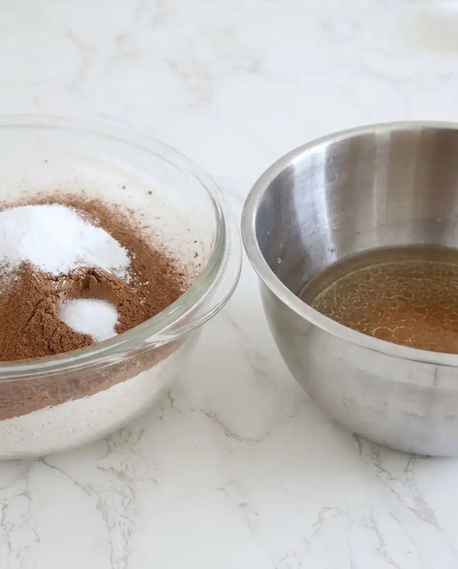 Simple pantry ingredients including cake mix and white frosting