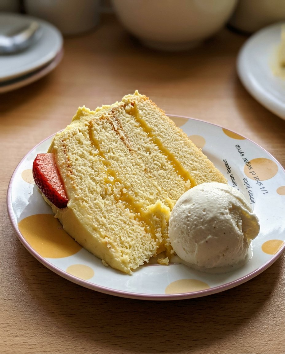 Pantry staples like flour, sugar, butter, and lemons arranged on a counter