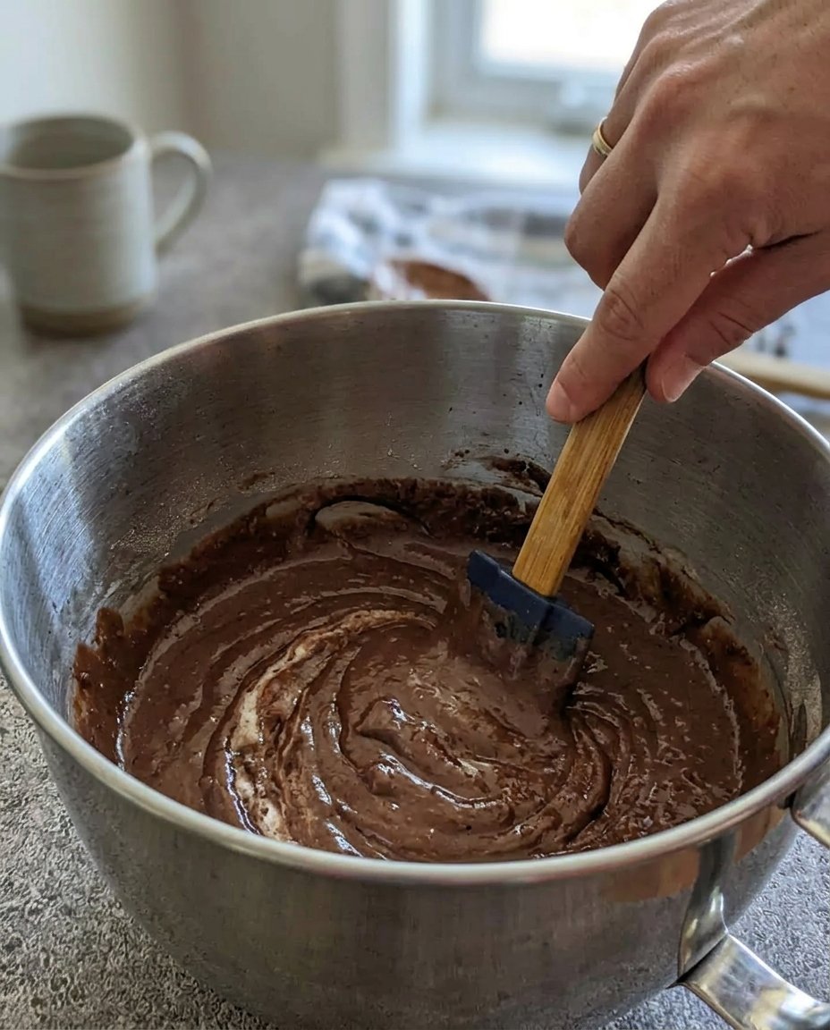 Ingredients for eggless black forest pastry cake including cocoa, cherries, and chocolate extract