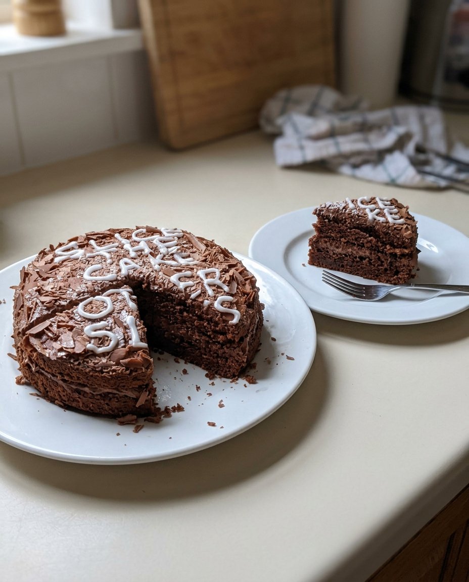 Slice Cake 14 A single slice of feathered cake on a plate with coffee