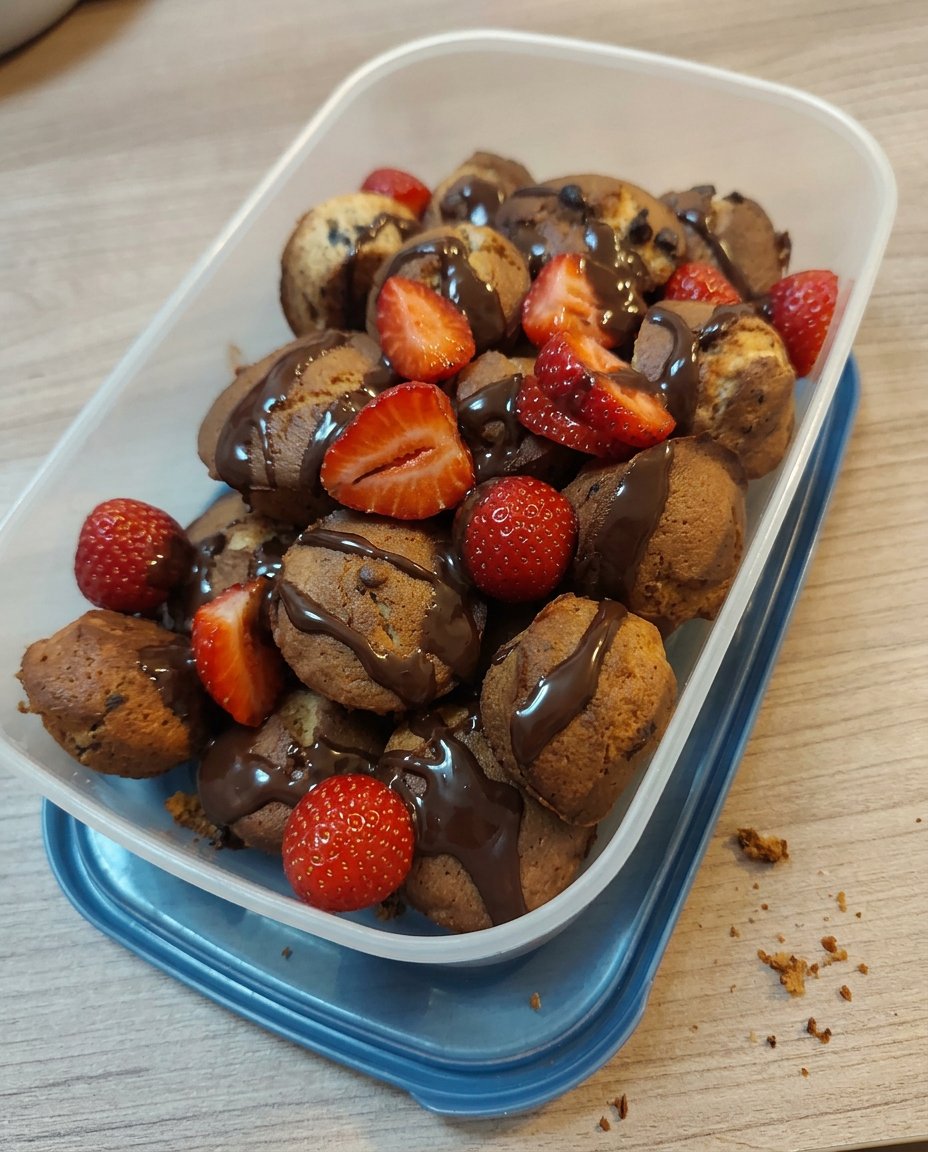 Strawberry Chocolate Cake 14 A slice of chocolate cake with strawberry frosting on a white plate