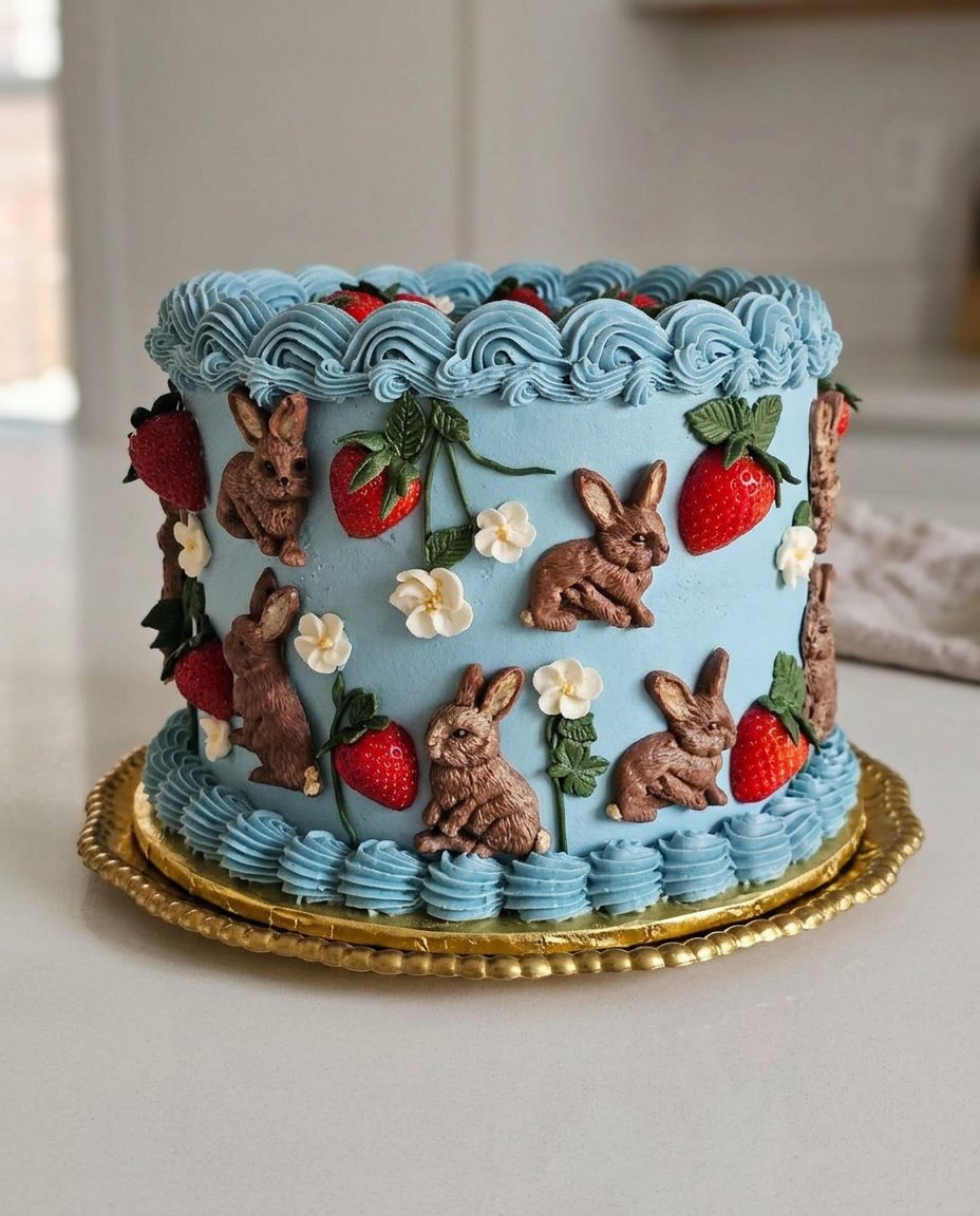 Bday Cake 12 Ingredients for a simple bday cake including flour sugar butter and eggs on a wooden counter.