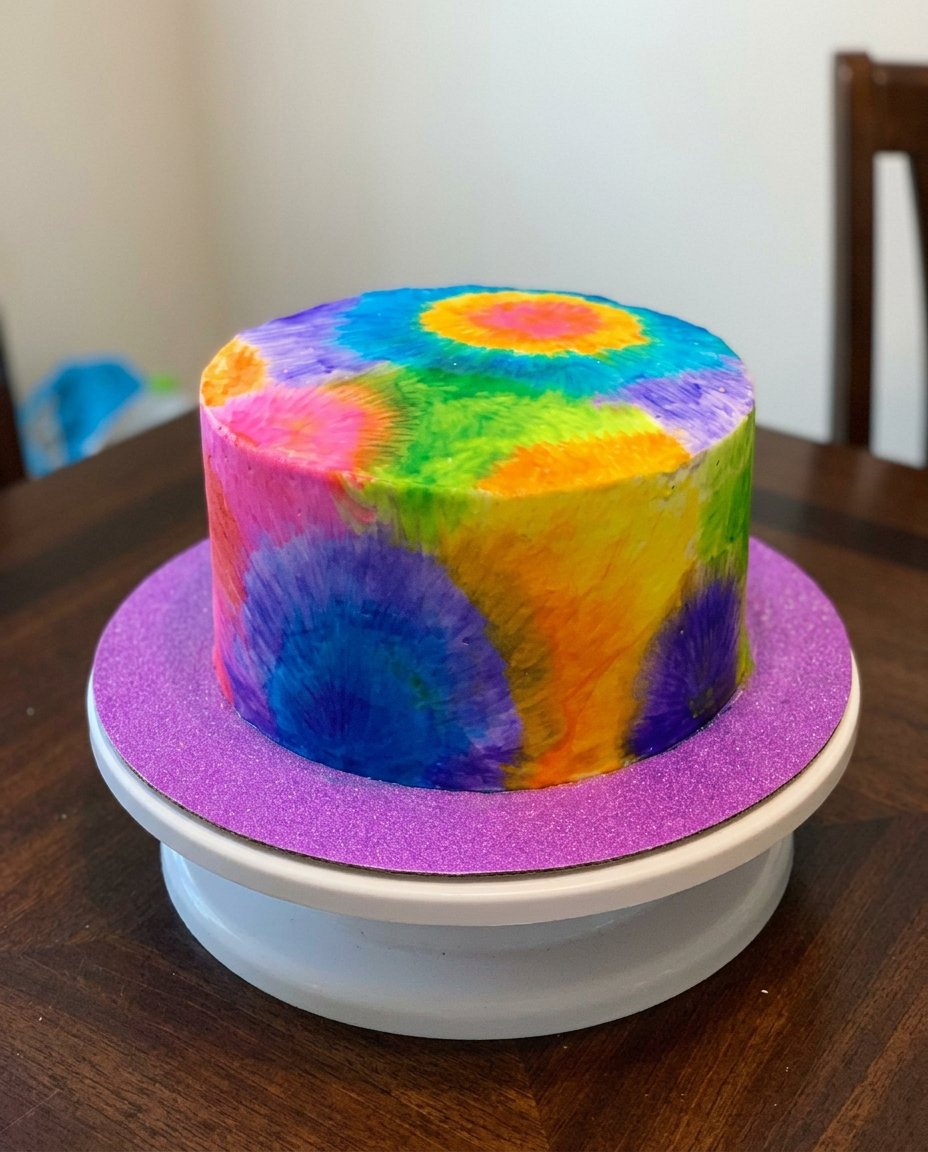 Cake Painting 14 A slice of graham cracker cake showing the tender crumb