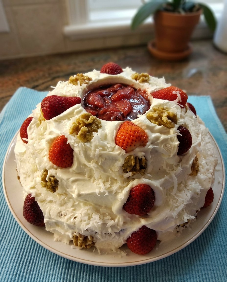 A slice of white cake on a plate next to a cup of coffee.