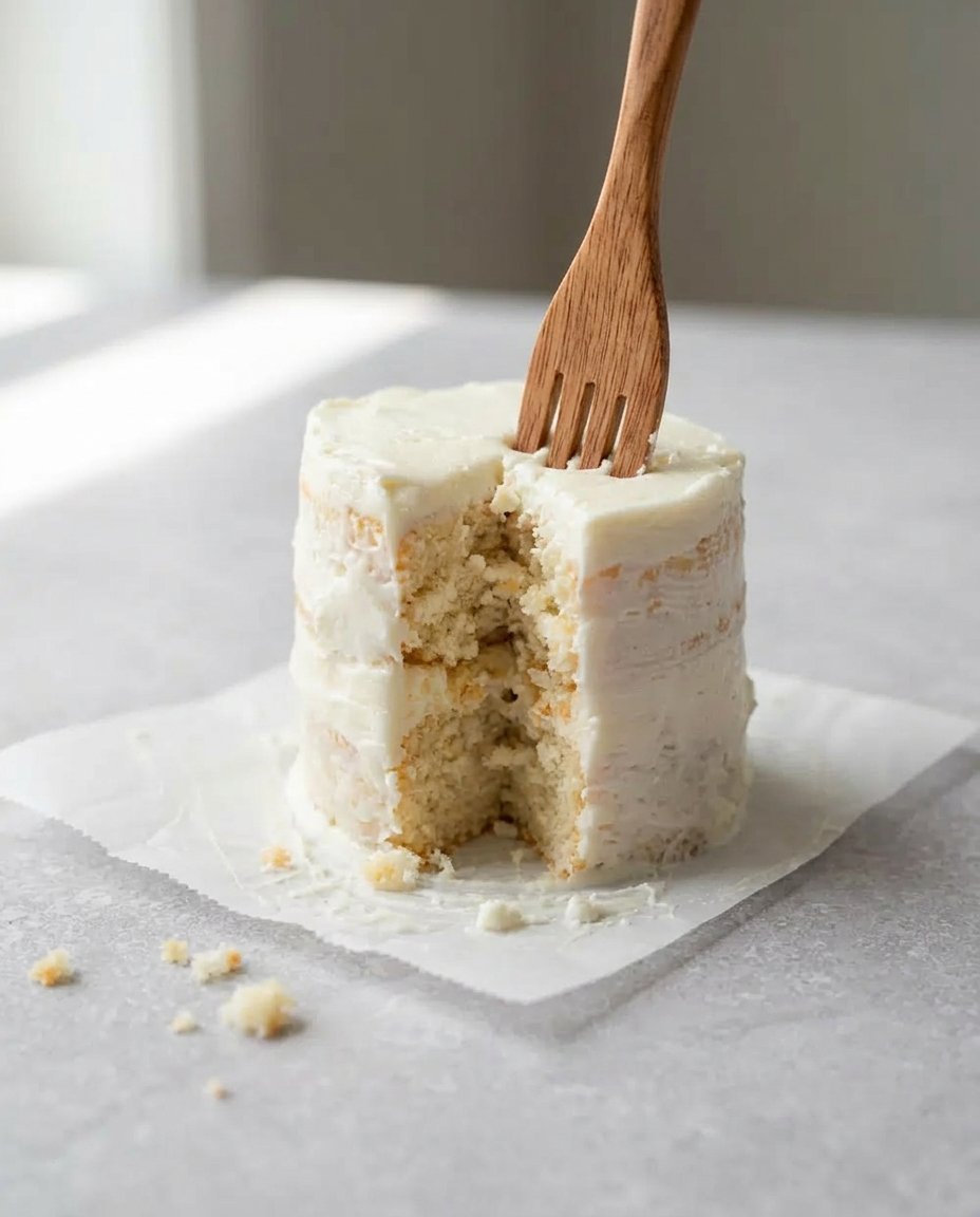 Ingredients for making vanilla lunch box cakes