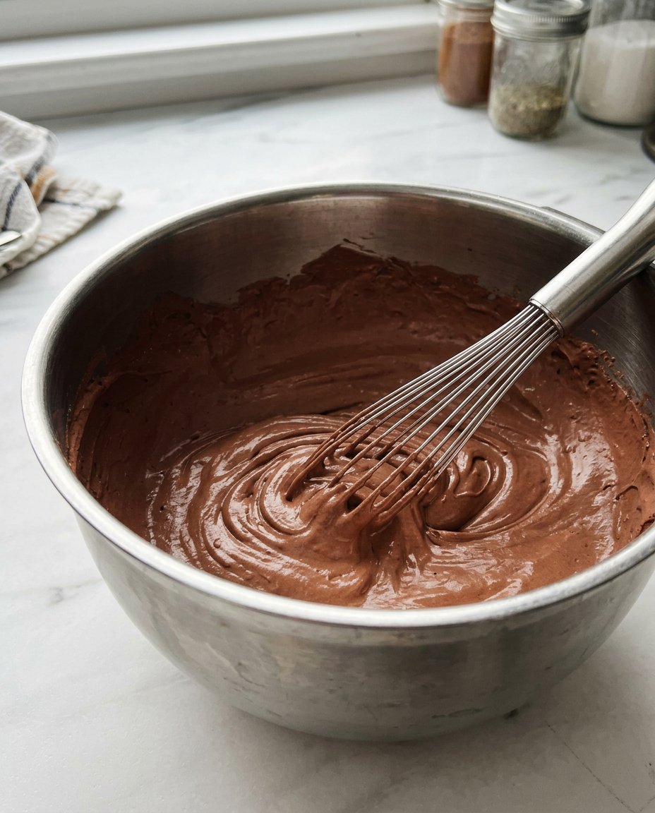 Simple ingredients for a chocolate Yule log cake