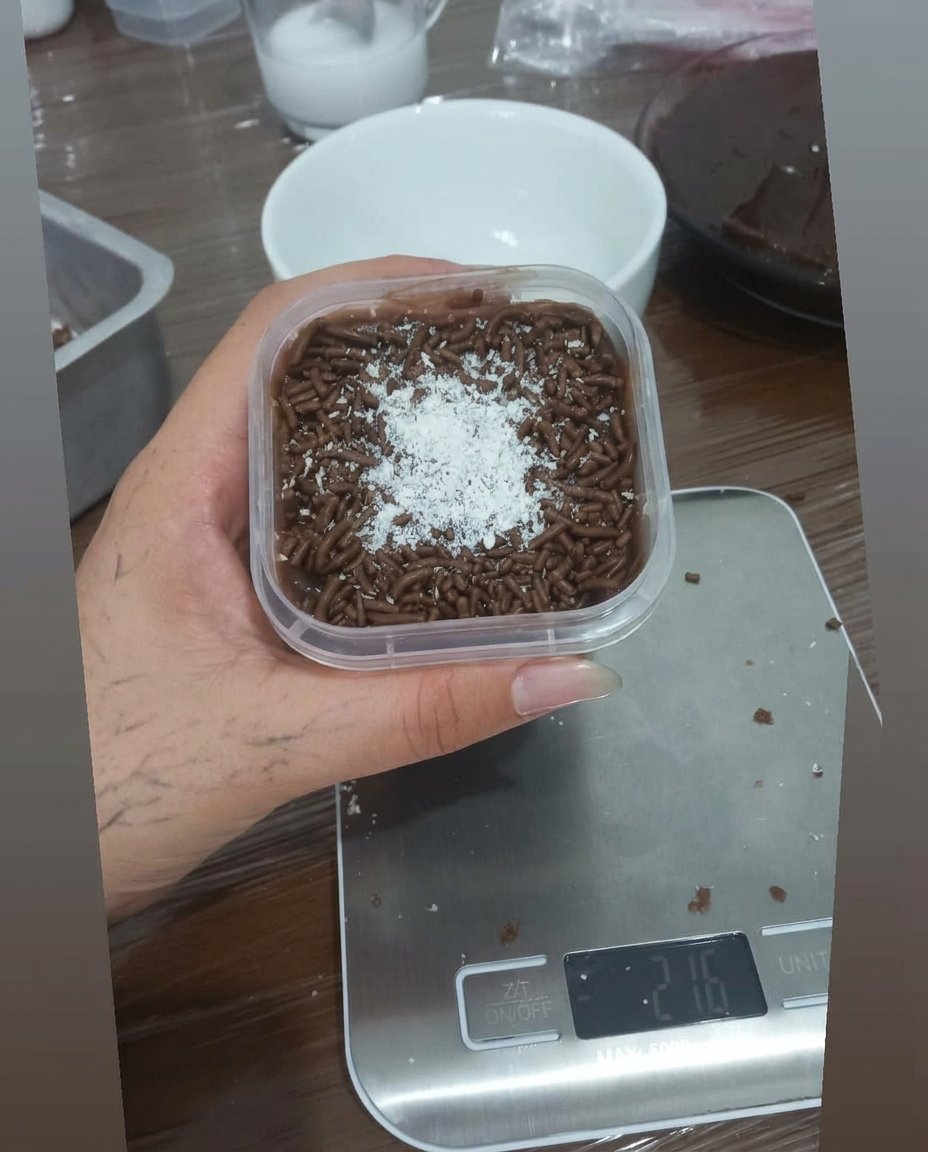 Ingredients for jar cake including flour sugar butter and rainbow sprinkles