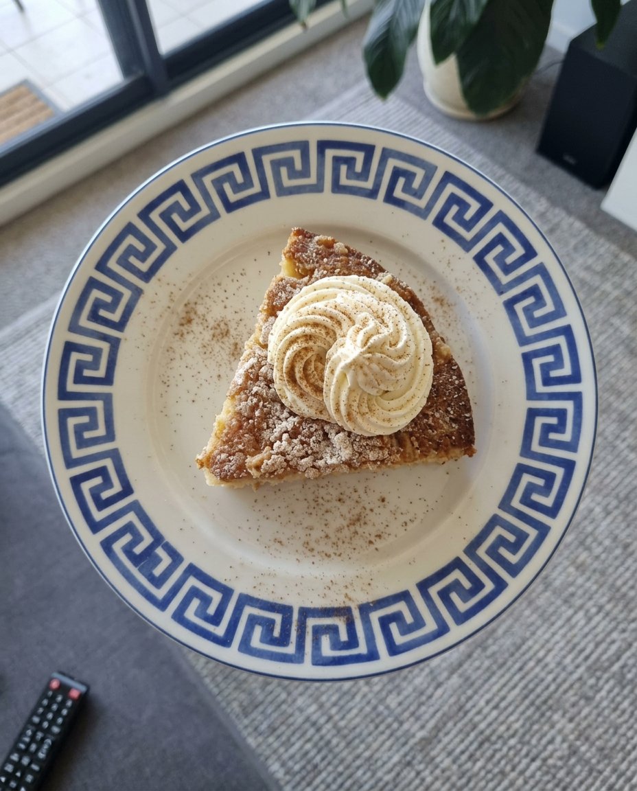 Apple Cake 13 A slice of apple cake showing chunks of apple inside