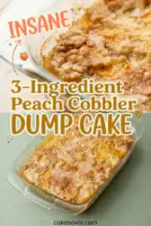 Simple 3-Ingredient Peach Cobbler Dump Cake: Best Peach Cobbler Dump Cake for Quick Family Treats