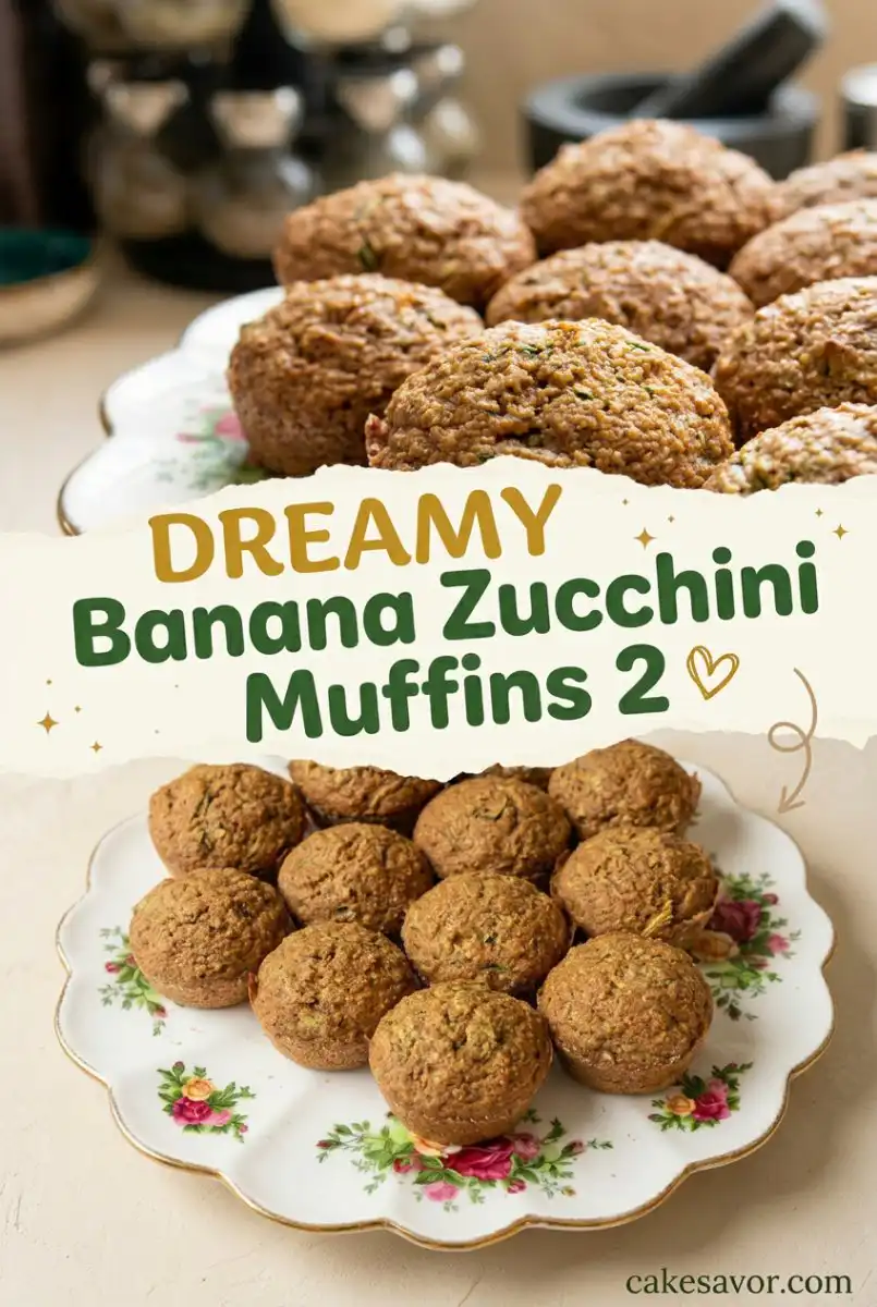 Banana Zucchini Muffins 2: Tasty Alternative to Zucchini Cake or Chocolate Zucchini Cake Recipe