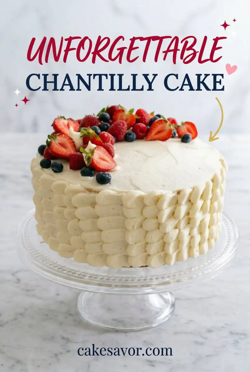 Perfect Chantilly Cake: Strawberry Layer Cake and 2 Layer Cake Birthday Design ideas for any party.
