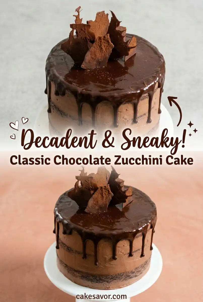 The Best Classic Chocolate Zucchini Cake: Easy Recipe for a Moist Chocolate Zucchini Cake Treat.