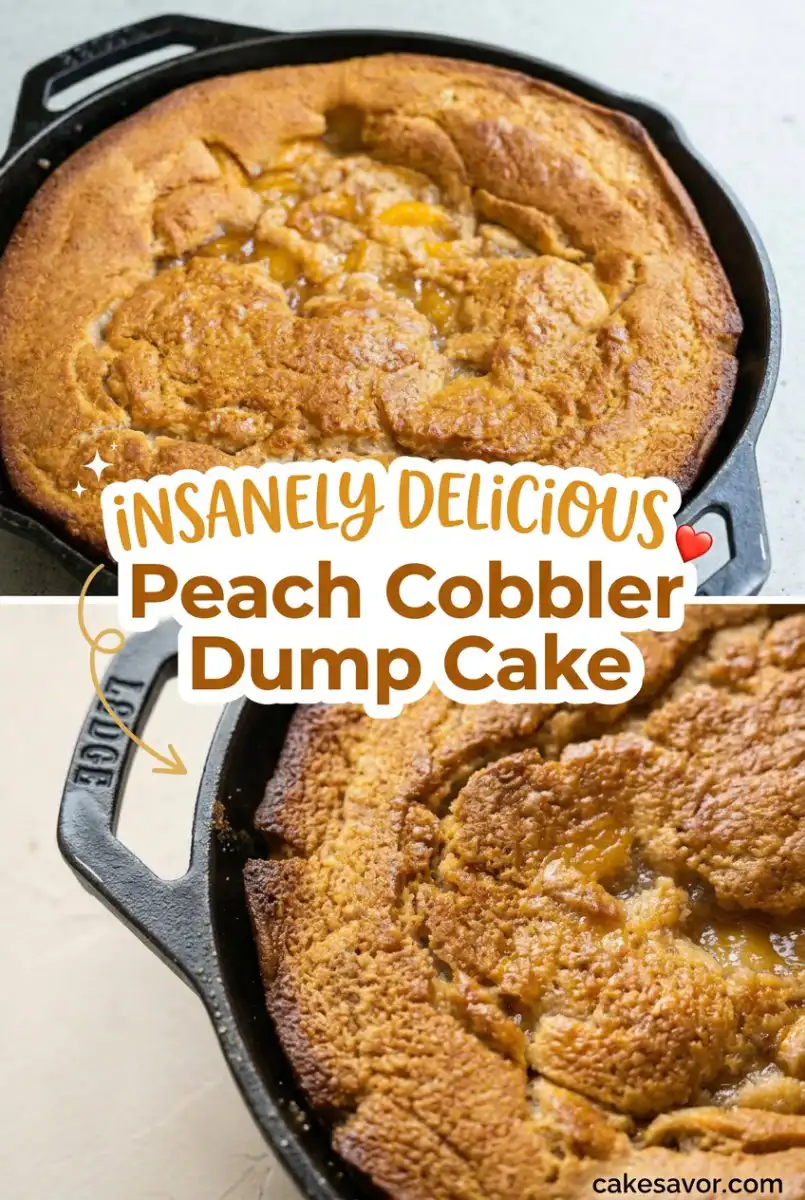 Easy Classic Peach Cobbler Dump Cake Recipe: The Best Peach Cobbler Dump Cake You'll Ever Create!