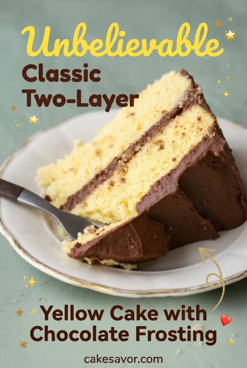 Classic Two-Layer Yellow Cake with Chocolate Frosting: The Ultimate Homemade 2 Layer Cake Recipe!