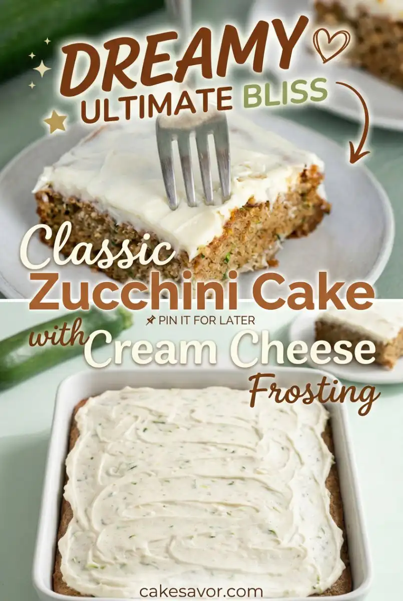 Classic Zucchini Cake with Cream Cheese Frosting: The Best Moist Zucchini Cake Recipe for Sharing