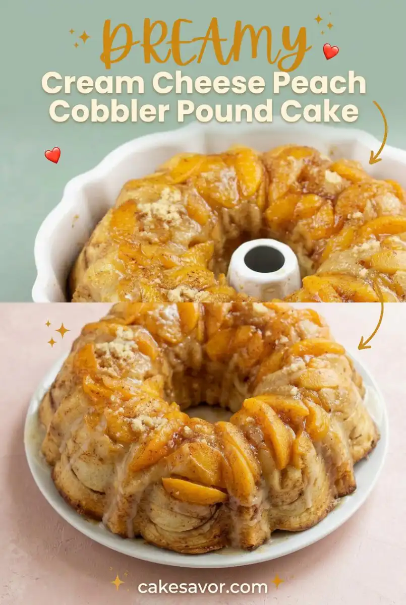 Cream Cheese Peach Cobbler Pound Cake 17 Best Ever Cream Cheese Peach Cobbler Pound Cake: A Moist and Easy Peach Cobbler Pound Cake Recipe.