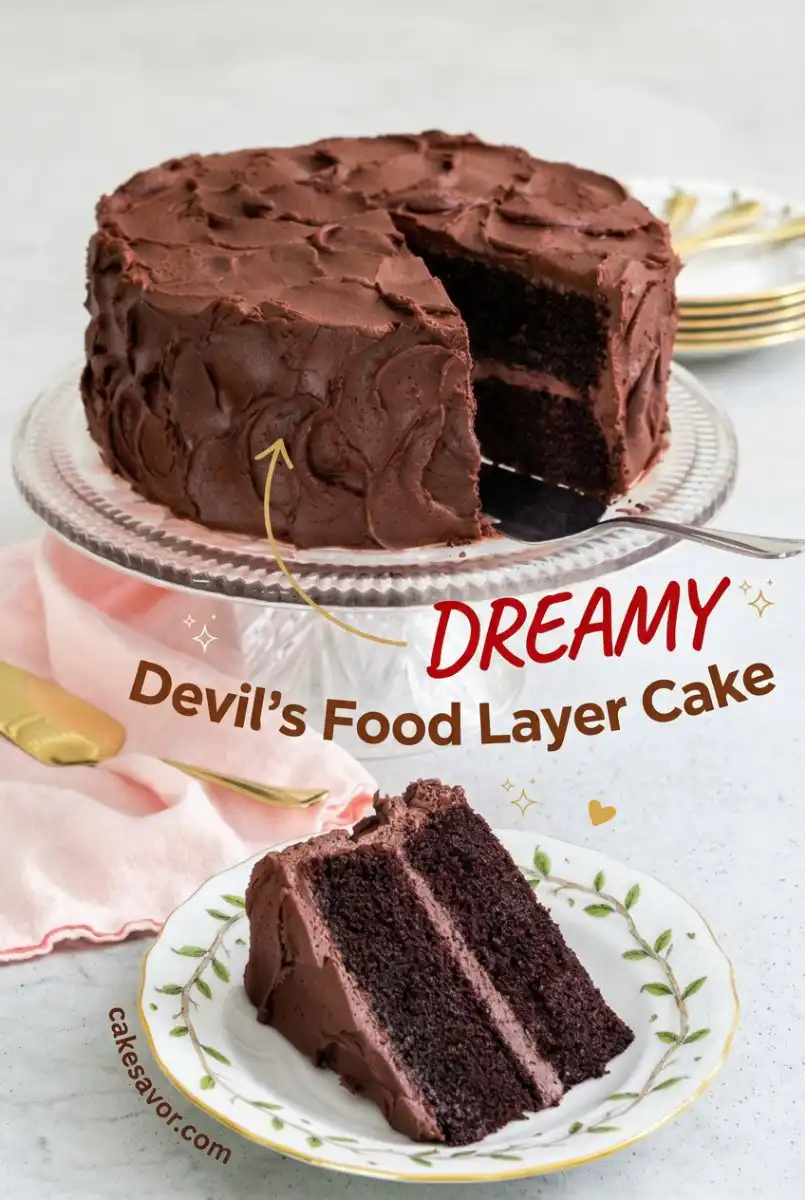 Devil's Food Layer Cake 17 The Best Ever Devil's Food Layer Cake Recipe: A Decadent and Rich Layer Cake Chocolat Masterpiece