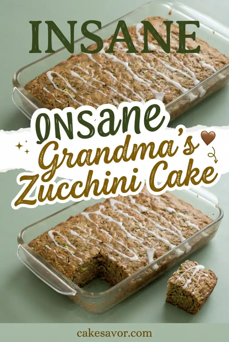 Grandma's Zucchini Cake: The Ultimate Moist Zucchini Cake Recipe for a Nostalgic Sweet Treat Today!