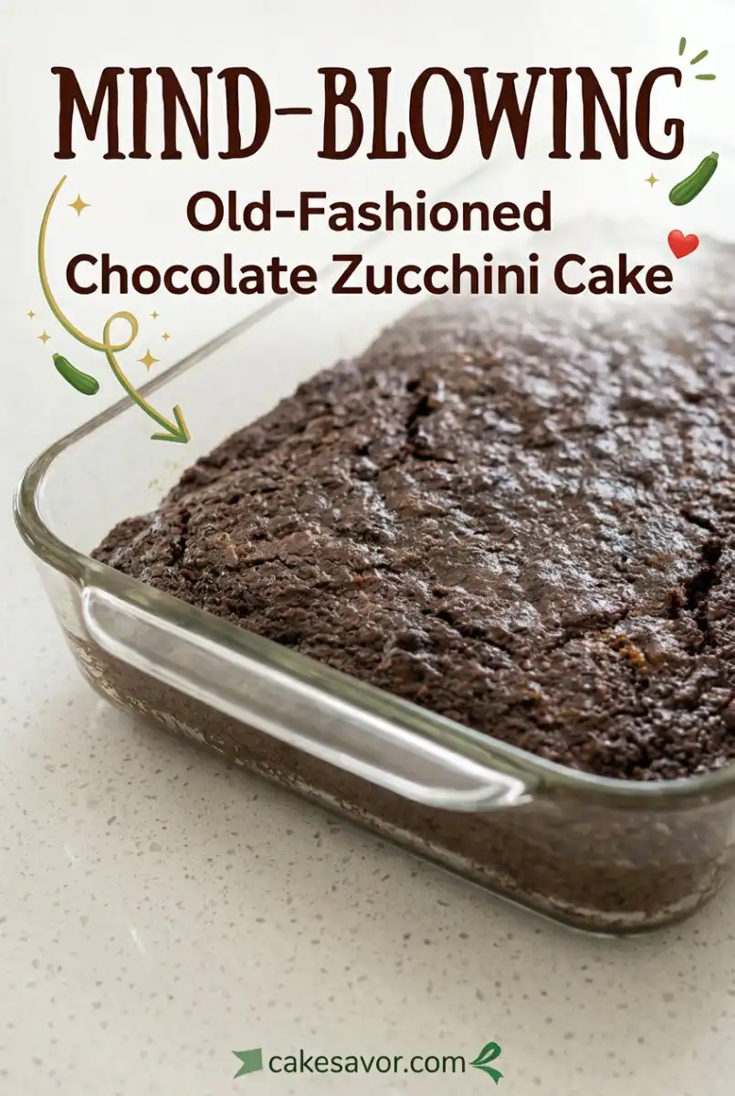 Amazing Moist Old-Fashioned Chocolate Zucchini Cake - The Most Decadent Rich Chocolate Zucchini Cake