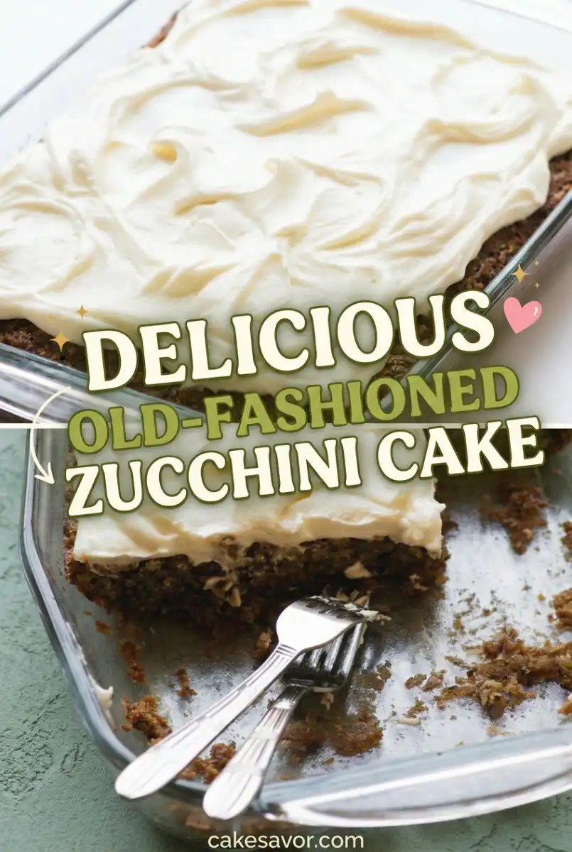 The Best Moist Old-Fashioned Zucchini Cake: A Classic and Easy Family Favorite Zucchini Cake Recipe