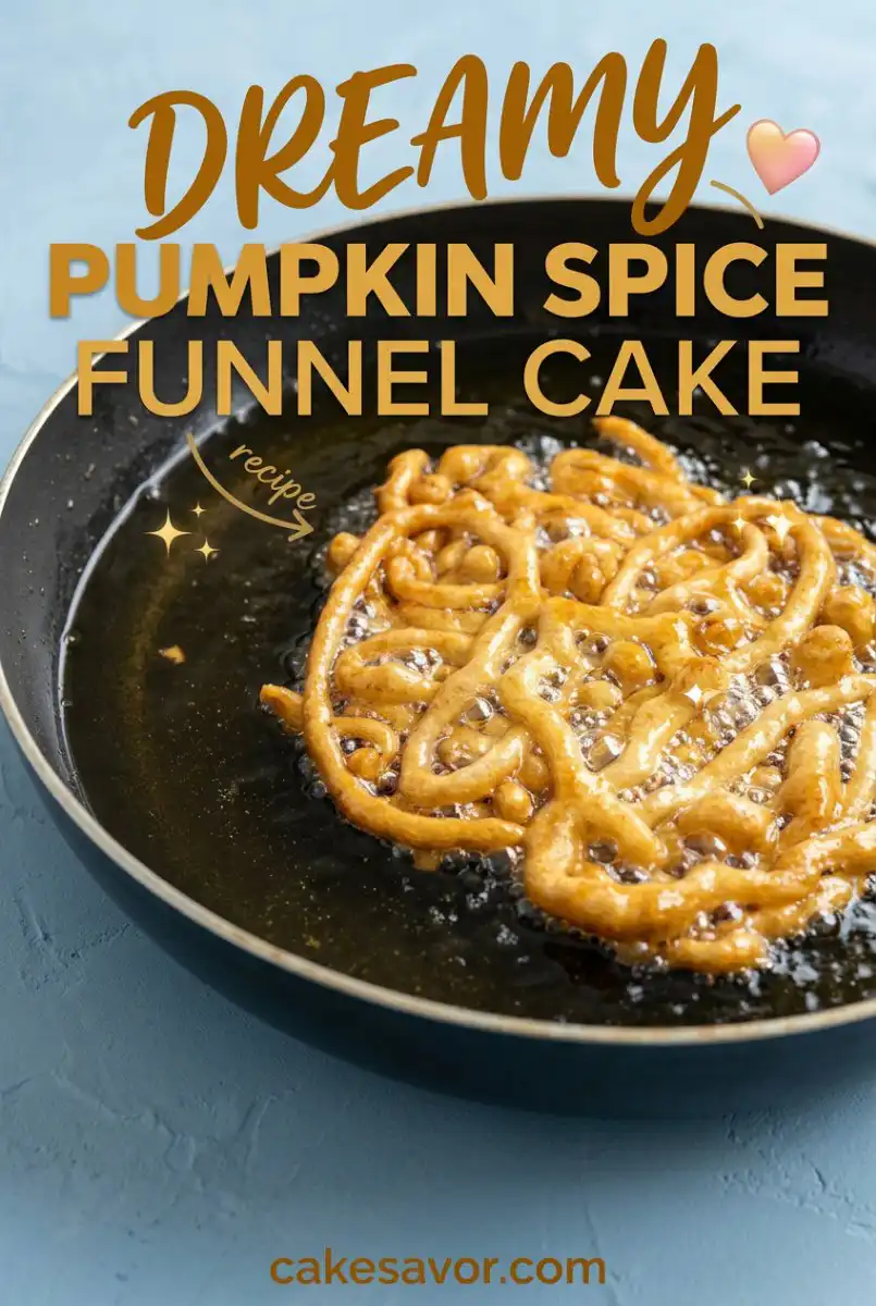 Easy Homemade Pumpkin Spice Funnel Cake: A Cozy Seasonal Twist on a Classic Funnel Cake Favorite!
