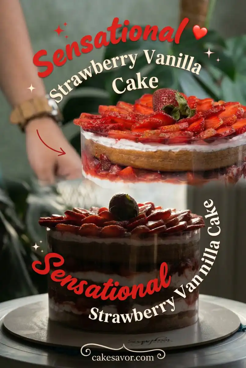Best Strawberry Vanilla Cake: A Strawberry Layer Cake with a 3 Layer Cake and 2 Layer Cake Design.